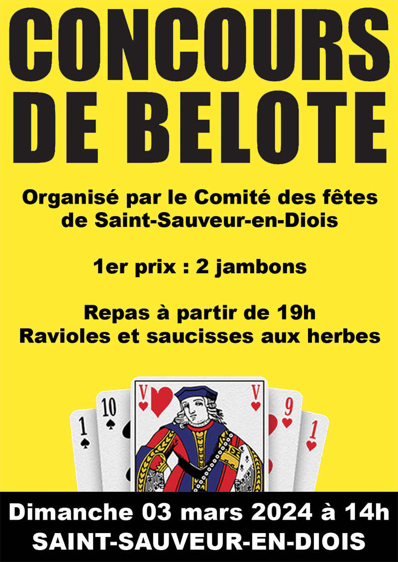 BELOTE St Sauveur