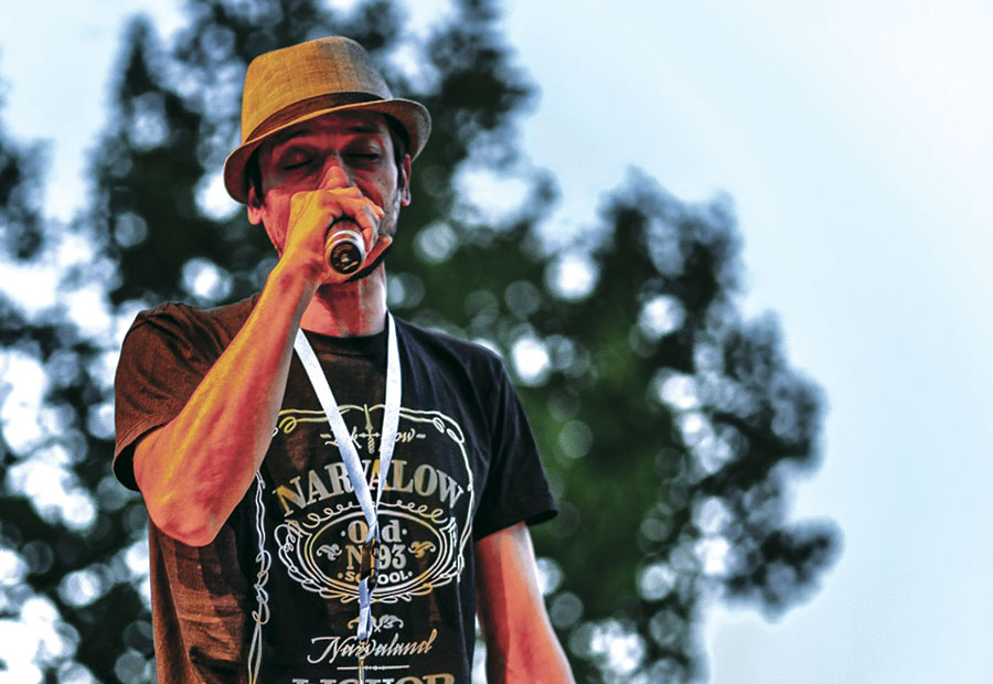 Kacem il y 15 ans au festival Km106 a Portes