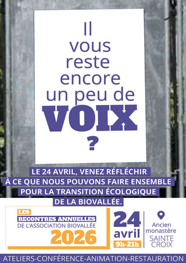 rencontres biovallee 2026 2